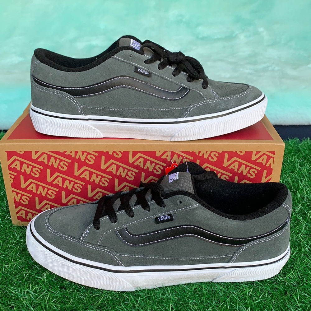 VANS Men’s BEARCAT CHARCOAL/WHITE/BLACK Sneakers